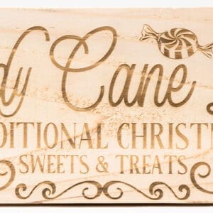 Candy Cane Lane on Cedar Plank